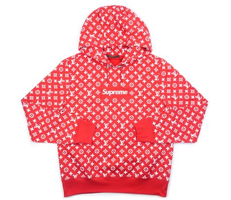 louis vuitton collab supreme hoodie